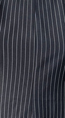 Avelora Pinstripe Tailored Set - Black