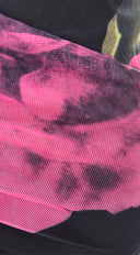 Noiréva Lace Halter Floral Maxi Dress - Black Multi