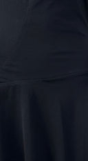 Aurelix Ring Halter Mini Dress - Black