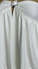 Lumière Halter Mini Dress - Off White