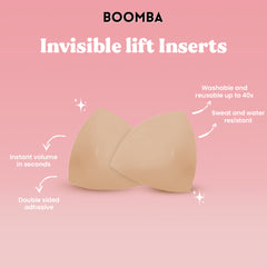 Boomba Invisible Beige Lift Inserts