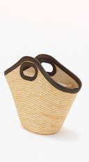 Vanuatu Beach Bag in Beige close-up detail