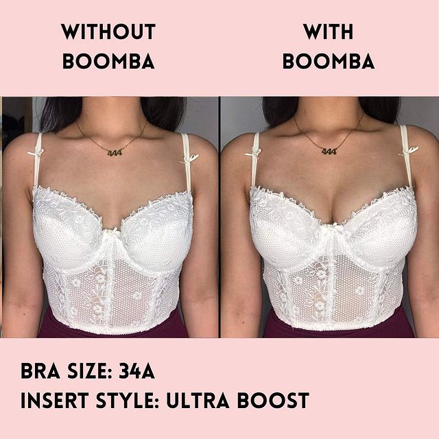 Boomba perfect boost bra inserts (B cup)