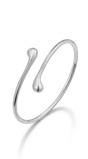 Simplicity Arm Cuff bracelet - Silver