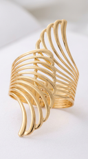 Seraphina Wing Arm Cuff Bracelet - Gold