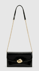 Noir Luxe Clutch Bag - Black