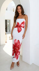 Rosavelle Floral Maxi Dress - White