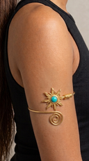 Sun Arm Cuff Bracelet- Blue