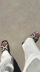 Valenza H Flat Sandal - Black