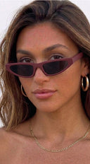 Mina Sunglasses - Burgundy
