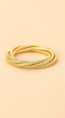Ina Multi Metal Spring Bracelet - Gold