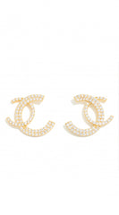 Mia Lux Stud Earrings - Gold