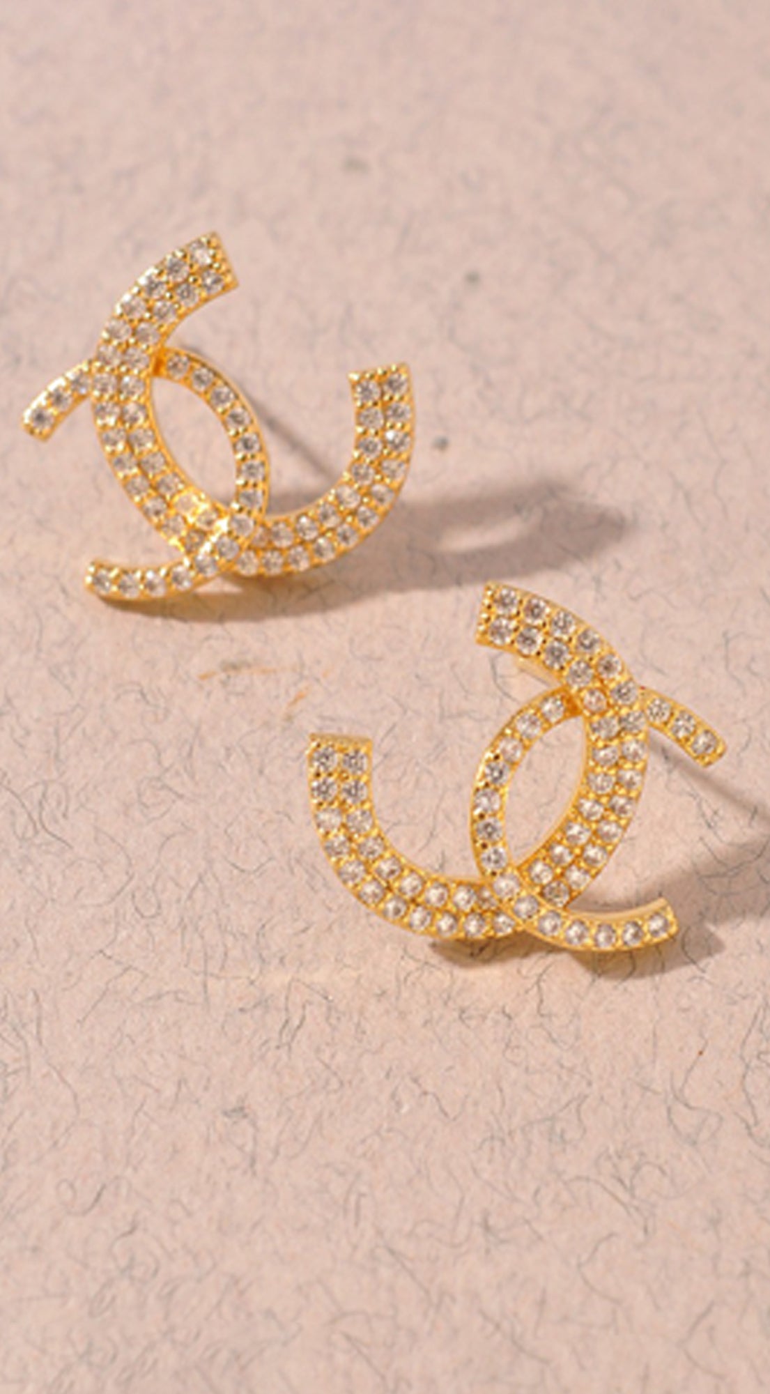 Mia Lux Stud Earrings - Gold