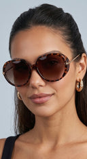 Riviera Oversized Sunglasses - Brown