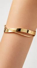 Seema Polished Wrap Arm Cuff Bracelet - Gold
