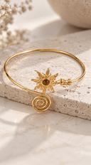 Sun Arm Cuff Bracelet- Brown