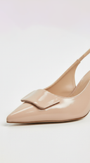 Valentina Sling back Heel - Beige
