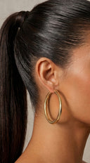 Sofia Classic Hoop Earrings - Gold