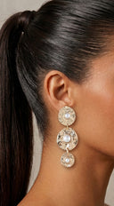 Portofino Pearl Drop Earrings - Gold