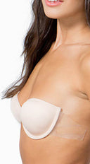 Backless Strapless Bra - White