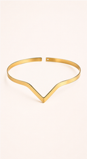 Iconic Sleek Arm Cuff Bracelet - Gold