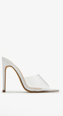 Gia Pointy Toe Heels - White