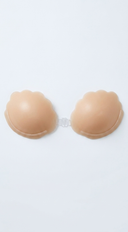 Luna Silicone Underwire Claps Bra - Nude