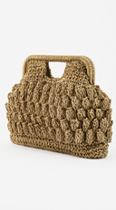 Positano Crochet Handbag - Beige