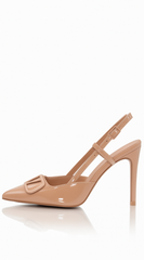 Ria Sling back Heel - Taupe