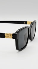 Monaco Square Sunglasses - Black