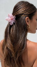 Veda Flower Summer Hair Clip - Pink