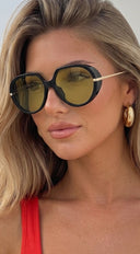 Riviera Oversized Sunglasses - Olive