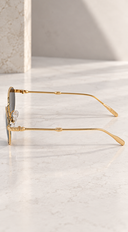 Mimi Round Sunglasses -  Black