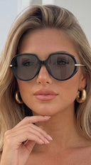 Riviera Oversized Sunglasses - Black