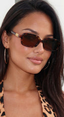 Monaco Square Sunglasses - Brown