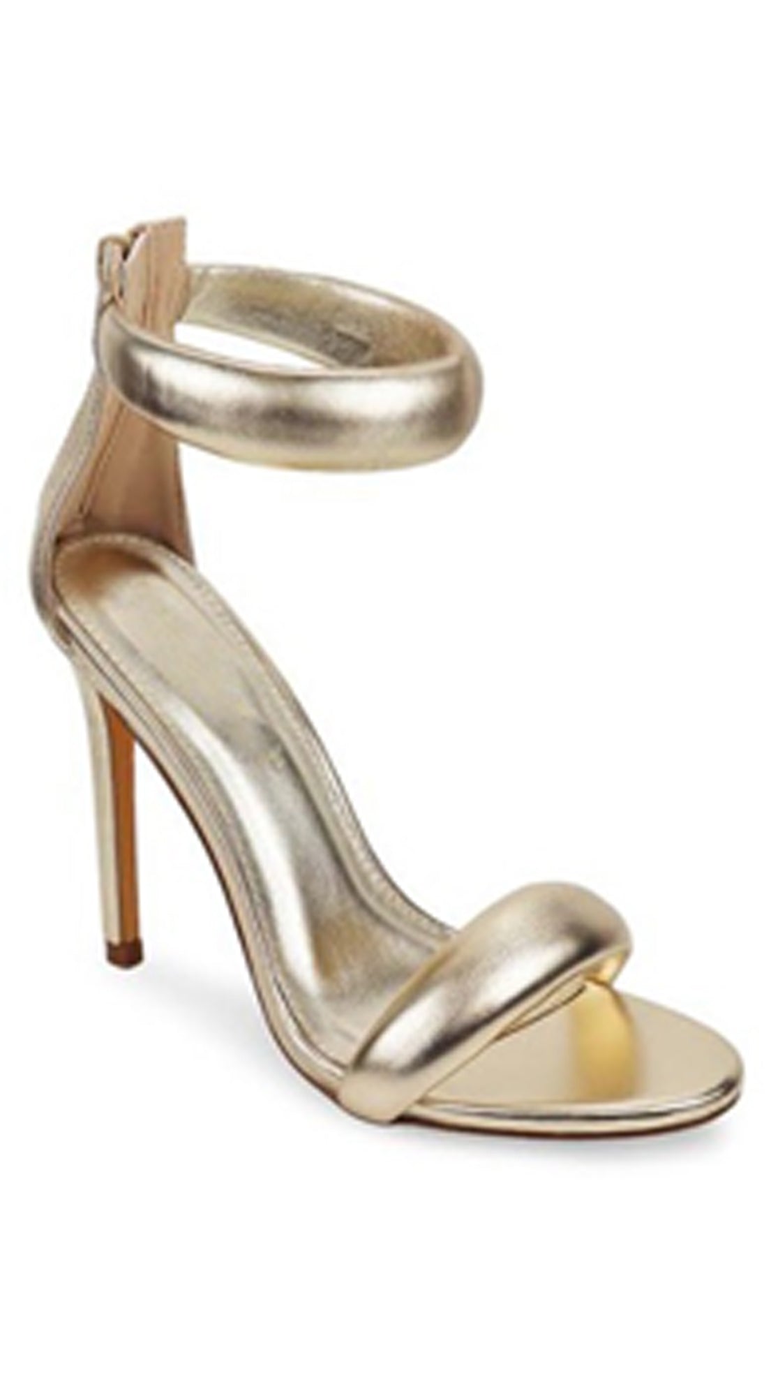 Emaila Ankle Strap High Heel - Gold