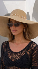 Saint-Tropez Wide Brim Hat - Beige
