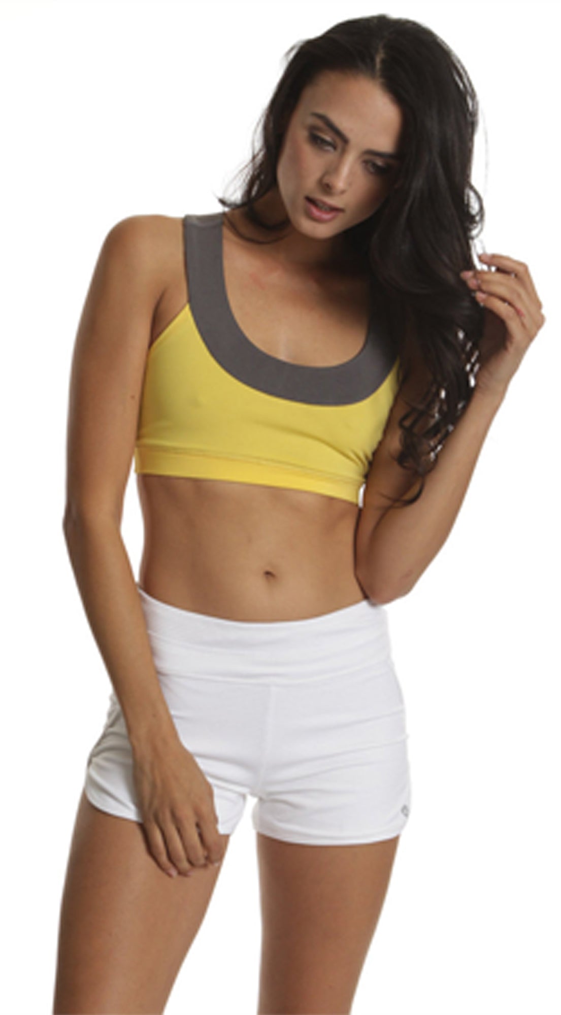 Knock Down Training Bra -  Yellow