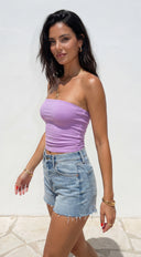 Mila Tube Top - Orchid Purple