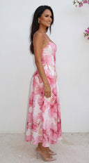 Elaroise Floral Maxi Dress - Pink Multi