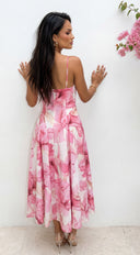 Elaroise Floral Maxi Dress - Pink Multi