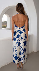 Coastal Muse Floral Maxi Dress - Blue Multi