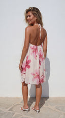 Endless Summer Mini Dress - Cream Multi