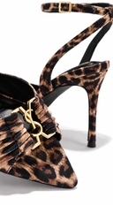 Jianna Single Sole High Heels - Leopard
