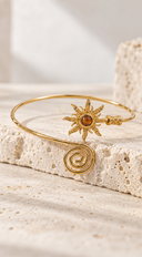 Sun Arm Cuff Bracelet- Brown