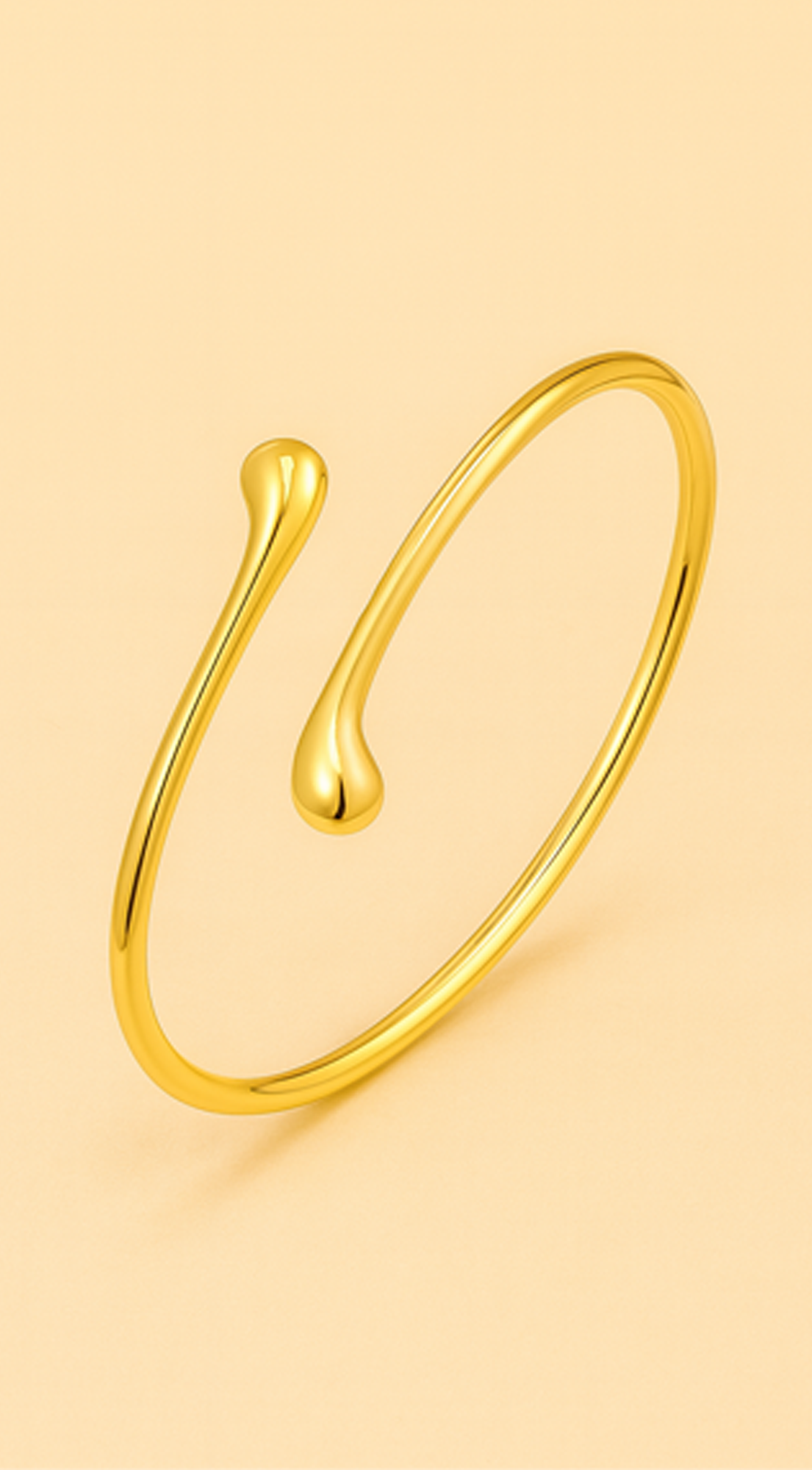 Simplicity Arm Cuff bracelet - Gold