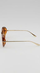 Riviera Oversized Sunglasses - Brown