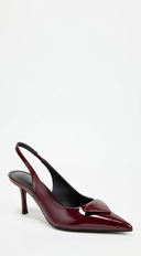 Rihanna Sling back Heel - Burgundy