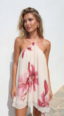 Endless Summer Mini Dress - Cream Multi