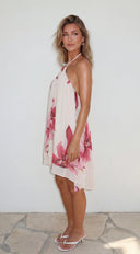 Endless Summer Mini Dress - Cream Multi